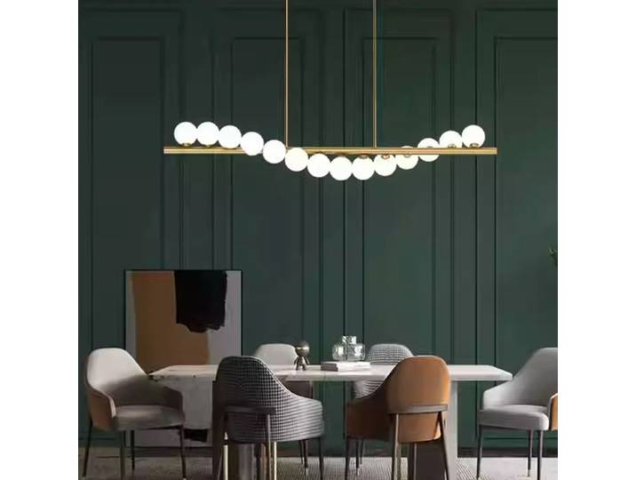 Lustre suspendu moderne à LED, design bulle de verre ciel étoilé, pour salle à manger, îlot de cuisine