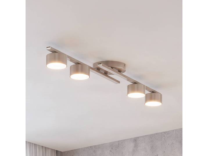 Deckenleuchte FRAGMENT EMIBIG LIGHTING, dimmbar, creme / amber, für Wohn- / Esszimmer, Metall, Modern, Deckenlampe