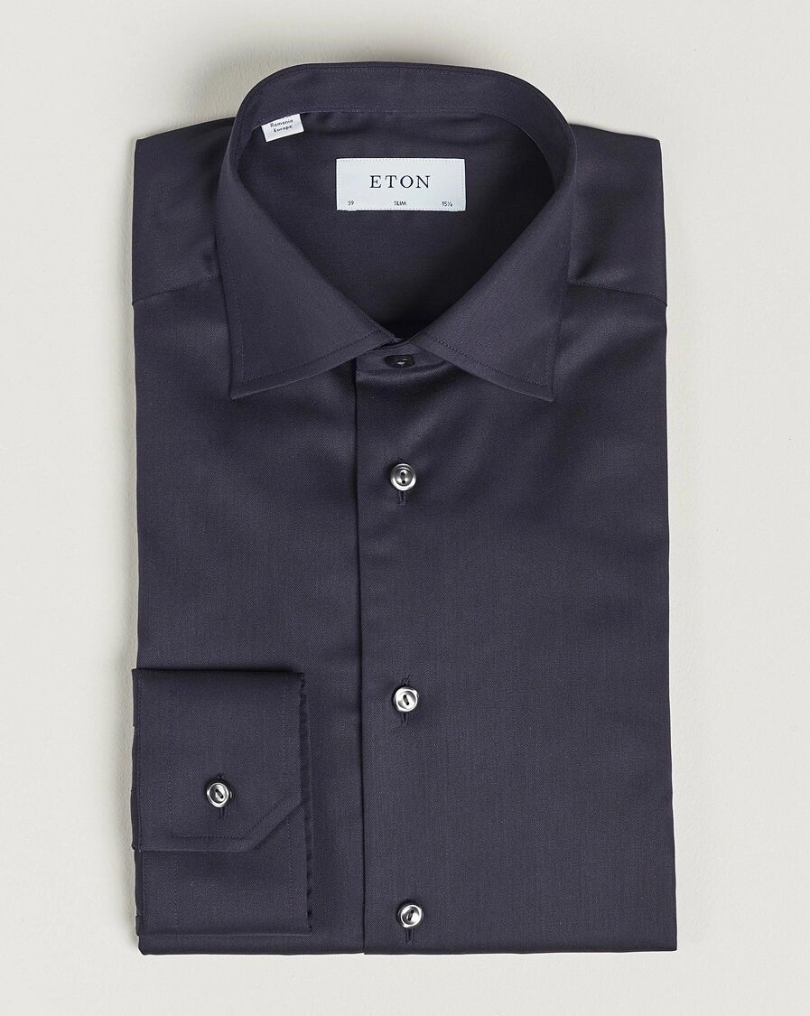 Eton Slim Fit Shirt Navy