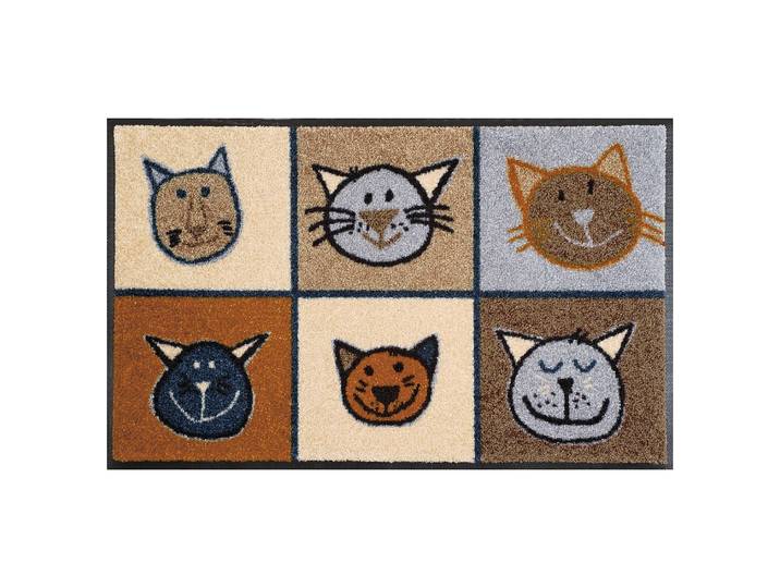 Paillasson Miau Miau 50 x 0 x 75cm Multicolore
