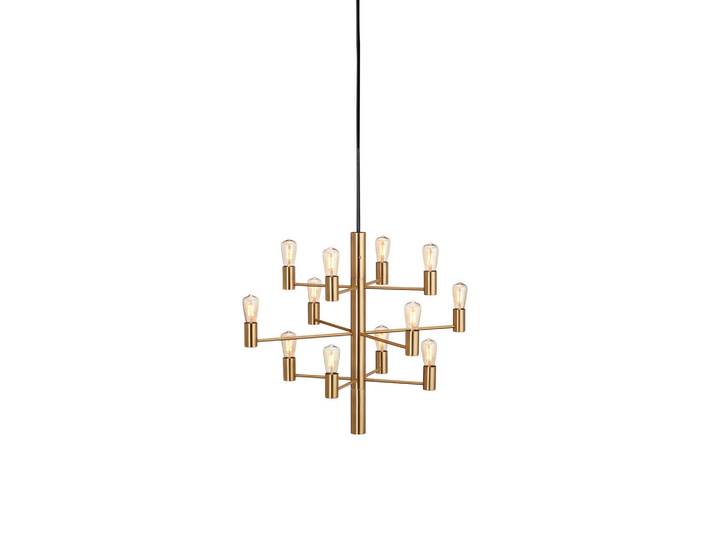Belid Led-Hängeleuchte Manola, Messingfarben, Metall, 39 mm, 50 cm, CE, Lampen & Leuchten, Innenbeleuchtung, Hängeleuchten, Pendelleuchten