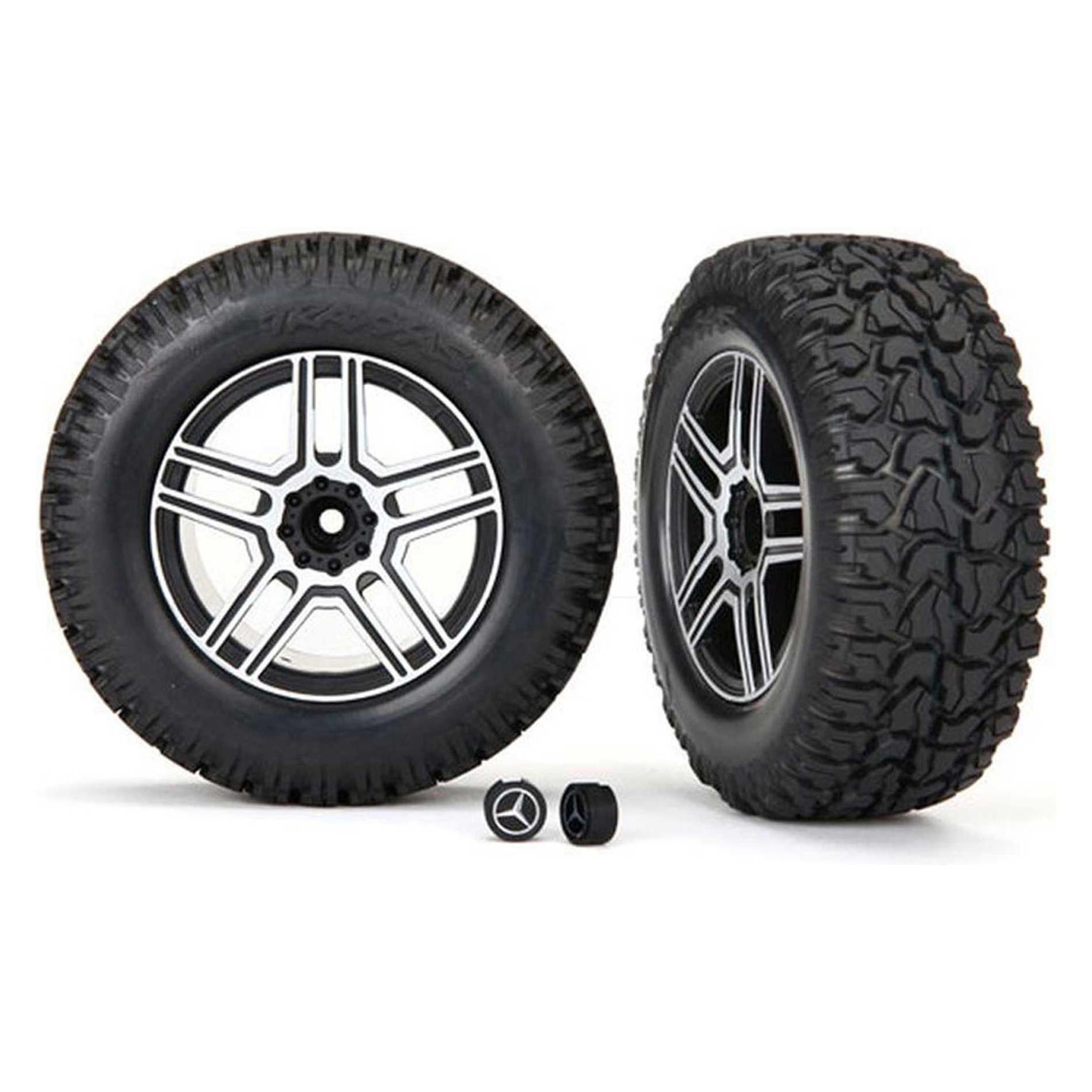 Traxxas Mercedes-Benz G500 Komplettrad auf 2.6 Felge (2) (TRX8872)