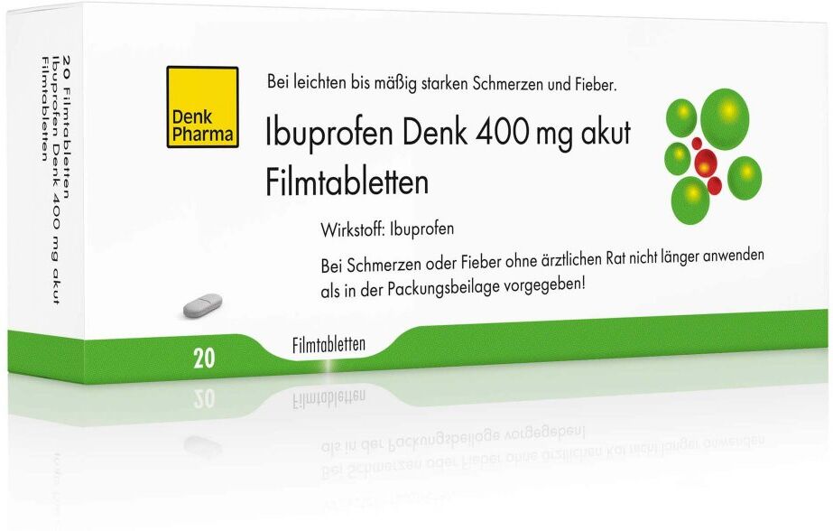 Ibuprofen Denk 400 Mg Akut Filmtabletten 20stk