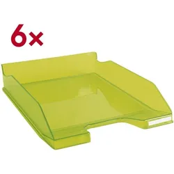 EXACOMPTA 6 Briefablagen A4+ »Combo Midi« grün