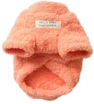 Discount Dollar Deals Winter Dog Sweater, Soft Plush Coat For Small, Medium Dogs, Cats, And Puppies orange s
