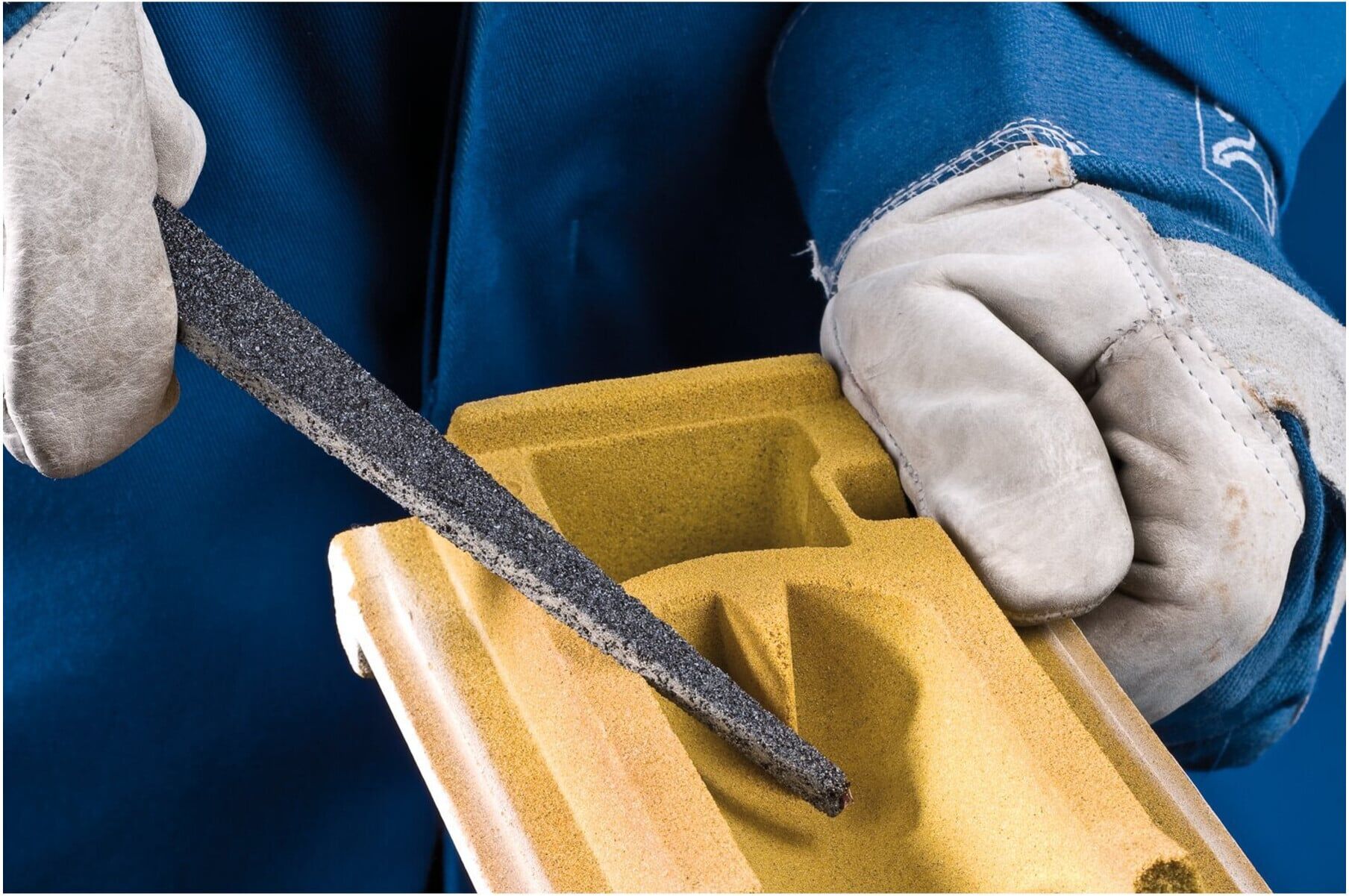 PFERD TOOLS Schleifsegment 246x32x5 mm A46 zum Bearbeiten von Sandformen in Gießereien (33401110)