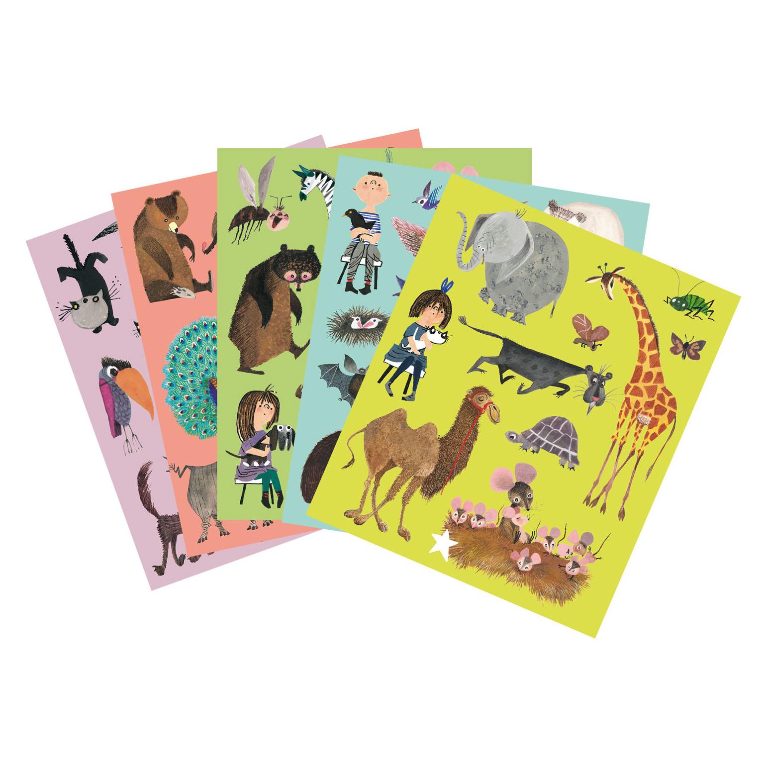 Wins Holland Stickerbögen Tiere von Fiep (5 Sticker) (22425073)