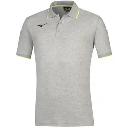 Mizuno, Herren, Sportshirt, Men Polo (L), Grau