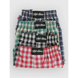 Shaka Wear Plaid Pack Boxershorts mix color Gr. S