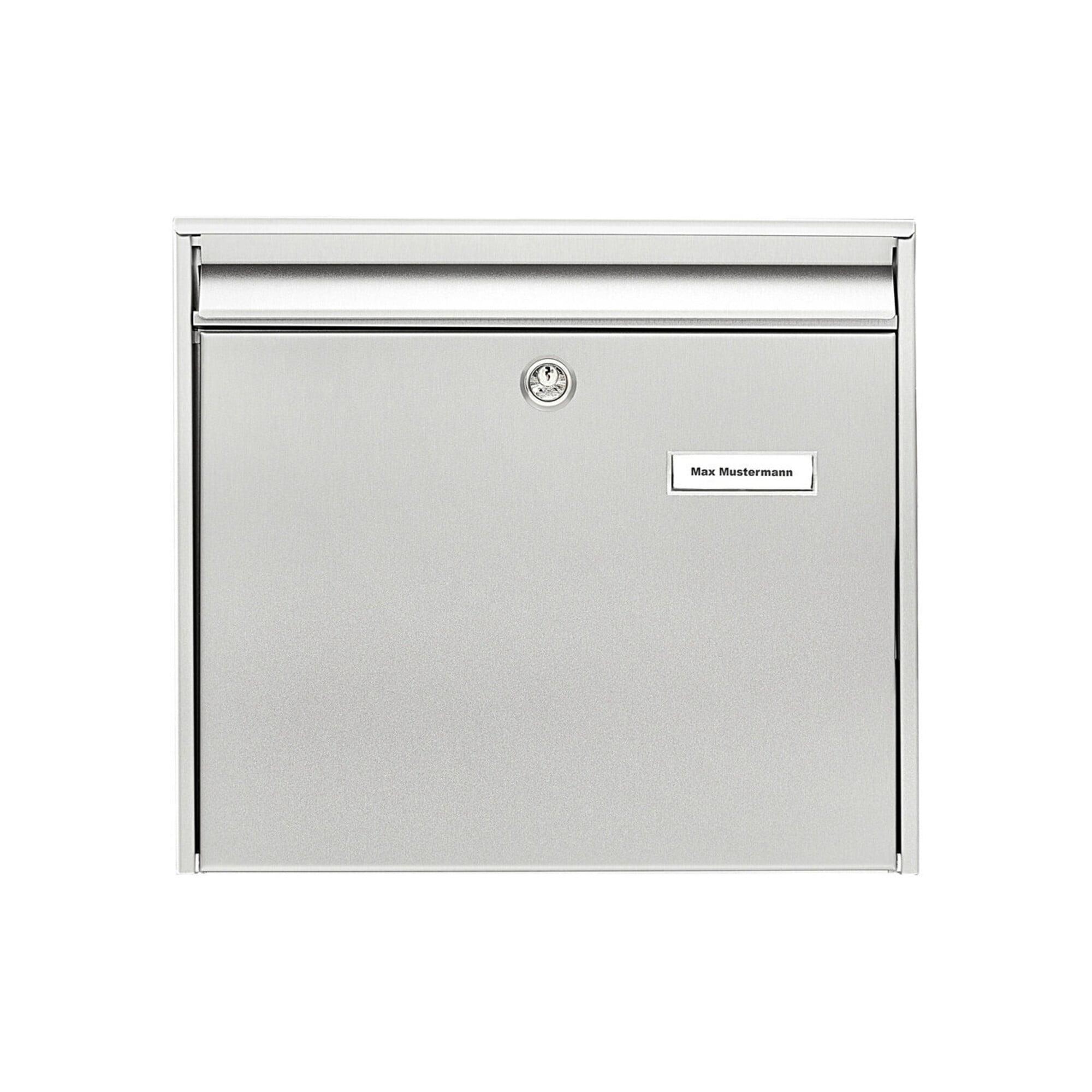 Burg-Wächter Borkum 3877 Ni Edelstahl-Briefkasten aus Edelstahl (3877NI)