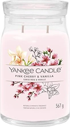 YANKEE CANDLE Signature 2-Docht Pink Cherry & Vanilla 567 g
