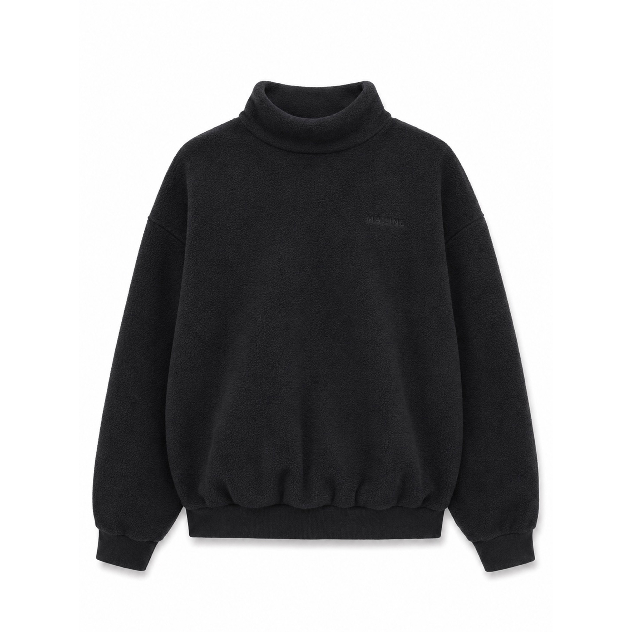 Mazine Fleece Turtleneck Damen Pullover schwarz Größe XS Lifestyle Elastisch