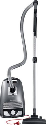 Severin S Power snowwhite Staubsauger 750W mit Staubbeutel, inkl. Parkettbürste