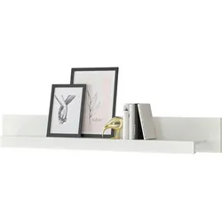 WANDBOARD weiß Hochglanz, Wandregal 150 x 20 cm