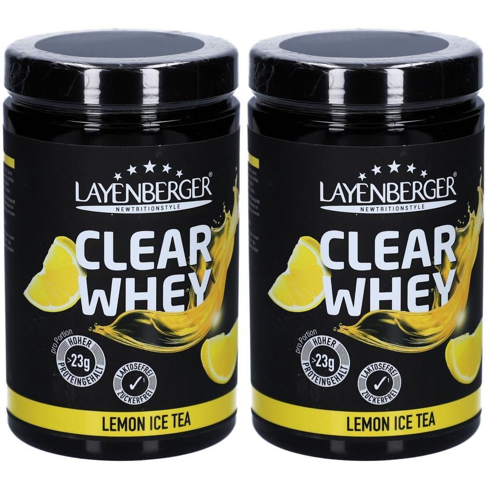Clear Whey Eistee-Zitrone Pulver 2x 2x420 g