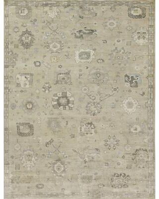 EXQUISITE RUGS Museum Hand-knotted Bamboo Silk Beige Area Rug.