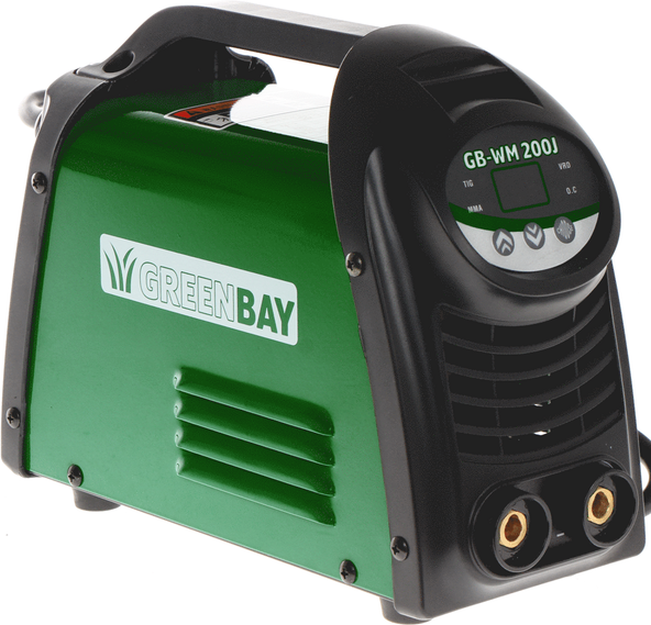 Inverter DC-Elektrodenschweißgerät GREENBAY GB-WM 200J - 200A - mit MMA-Kit