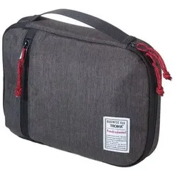 TROIKA BUSINESS TECH POUCH Personal Organizer Polyester Schwarz, Grau
