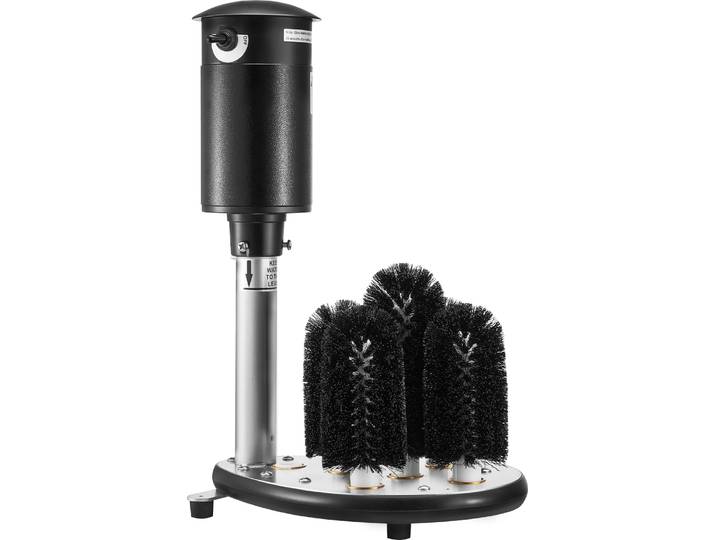 VEVOR Lave-verres électrique Lave-verres avec 5 brosses pour les bars\, 1200 tasses/h Lave-verres à vin\, Lave-verres pour flûtes à champagne Chopes à bière Gobelets\, pour les bars Restaurants