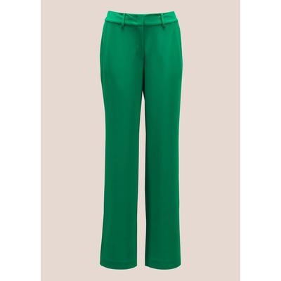 Stoffhose MADELEINE "Stoffhose Komfortable Stretchhose mit Taschen", Damen, Gr. 18, N + K Gr, grün (apfelgrün), Obermaterial: 96% Polyester PES. 4% Elasthan EL., Modern, normal, Hosen Stoffhose