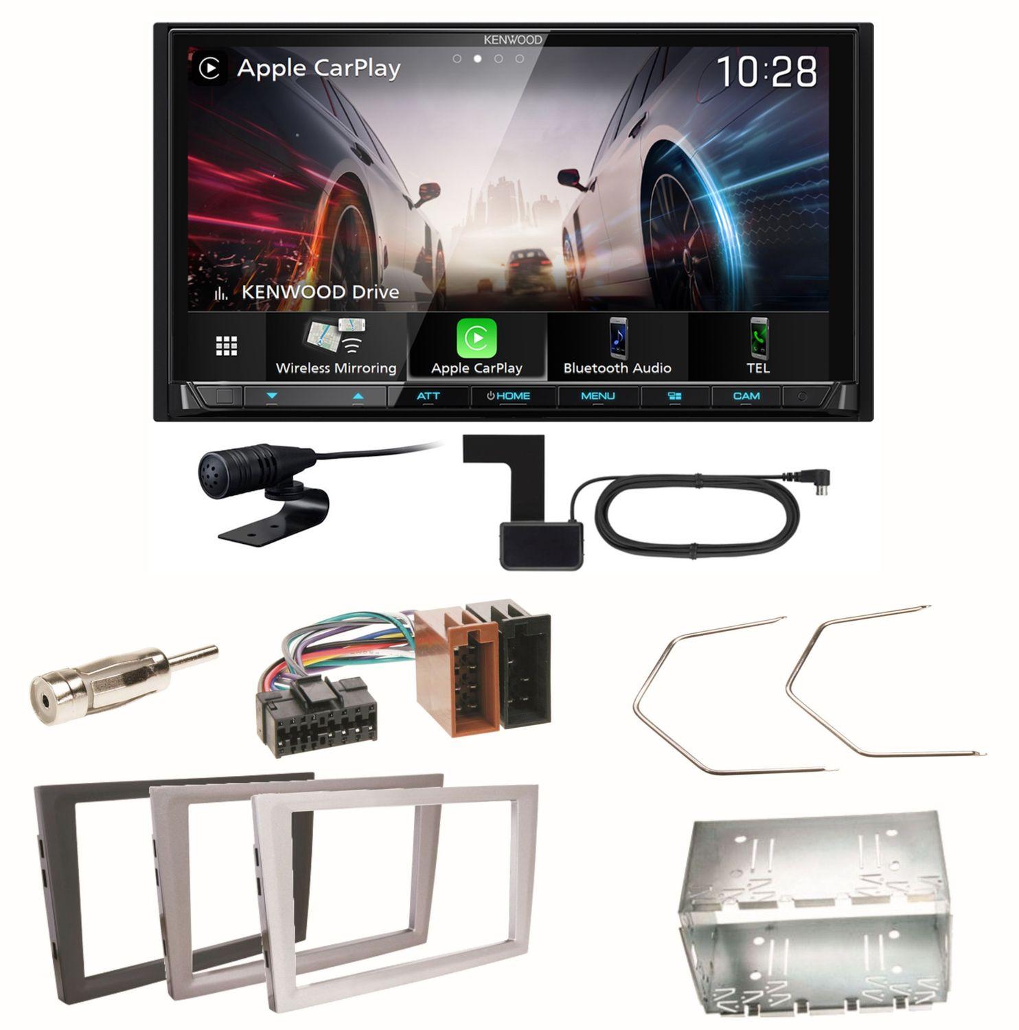 Kenwood DMX8021DABS Android Auto Einbauset für Opel Vectra C Signum Corsa Combo