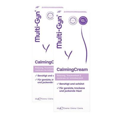 Multi-Gyn CalmingCream Juckreiz im Intimbereich Doppelpack 2x50 g Creme