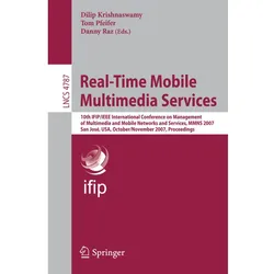 Real-Time Mobile Multimedia Services, Fachbücher von Tom Pfeifer, Dilip Krishnaswamy, Danny Raz