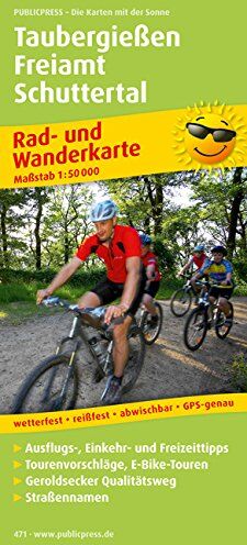 Publicpress - Rad- und Wanderkarte Taubergießen, Freiamt, Schuttertal: mit Ausflugszielen, Einkehr- & Freizeittipps, wetterfest, reissfest, abwischbar, GPS-genau. 1:50000 - Preis vom 11.10.2026 03:10:56 h