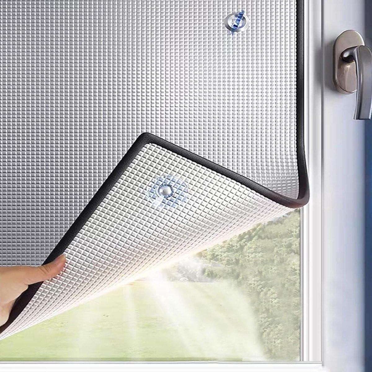 Zwarte Raamfolie voor Zonwering en Privacy - 30 x 40 cm