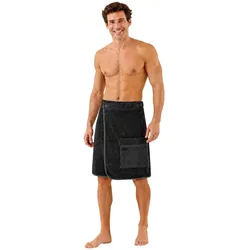 Morgenstern Herren Kilt Noah 52x146 cm | graphit - grau