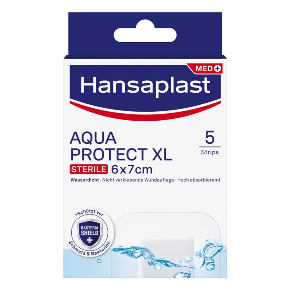 Beiersdorf AG Hansaplast Wundverband Aqua Protect XL 6x7 cm 16760167