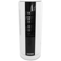 VASNER MilliFan Turmventilator schwarz weiß mit 3 Geschwindigkeitsstufen, Oszillation, Timer & Touch Display