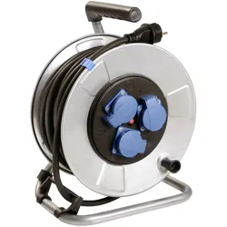 As - Schwabe, Kabelrolle, Spulenverlängerungskabel 25 m AS-SCHWABE 3G2,5 Neopren, Metall (25 m, 2.50 mm2)
