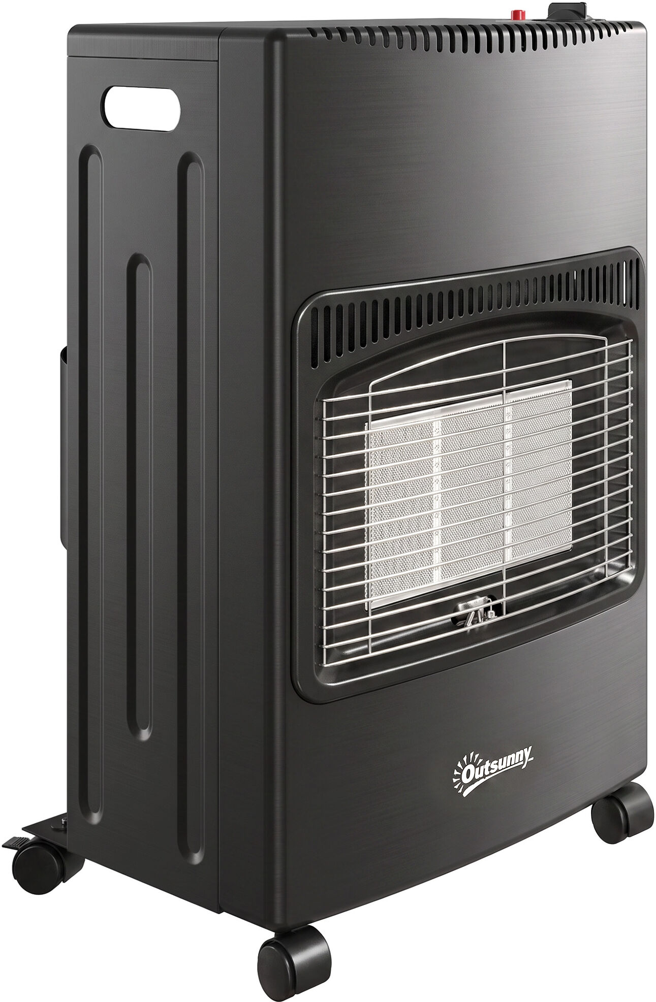 Outsunny Stufa a Gas 4.2 kW, 3 Livelli di Calore, ODS, Spegnimento Fiamma, Antiribaltamento   Aosom Italy