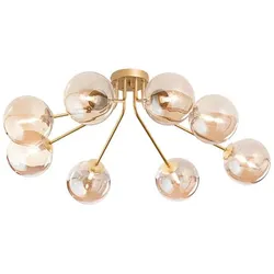Luce Ambiente Design Deckenleuchte Honey Glas Gold
