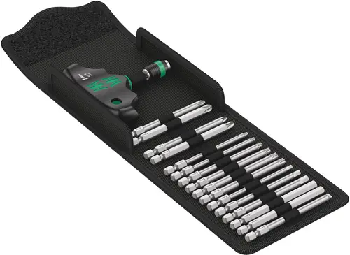 Wera Kompakt 400 05057470001 Bit-Set 15teilig 1/4 (6.3 mm) Haltefunktion, Schnellwechselfutter