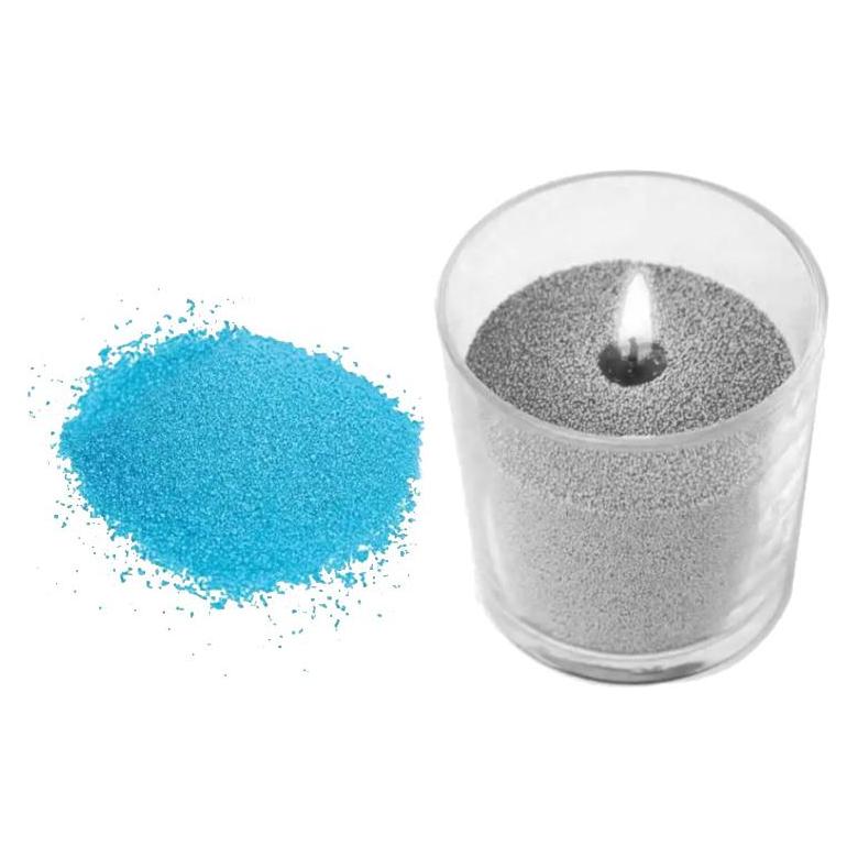 Glorex Kerzendocht mit Kerzensand 70g, Hellblau (68602506)