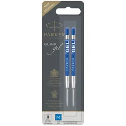 PARKER Gel-Mine, blau, Strichstärke: M, 2er Blister