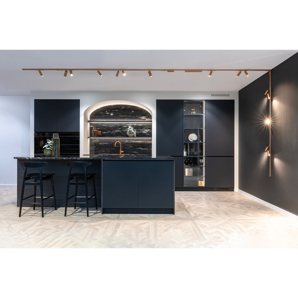 Premium by Lucide 1-fase railsysteem Linial, Champagne, Lengte: 200 cm
