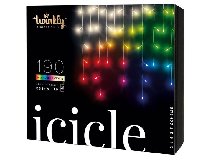 Twinkly Lichterkette ICICLE Kunststoff - Farbe: Transparent