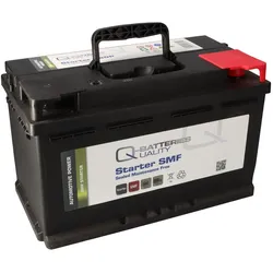 Q-Batteries Starterbatterie 585 72 Q85P 12V 85Ah 720A, wartungsfrei