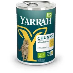 Yarrah Katze Bröckchen - Huhn bio 405g