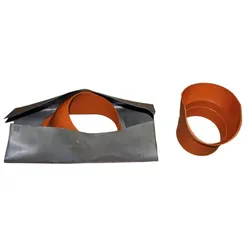 Wolf Universalpfanne DN150 rotbraun 25-40Gr Neigung