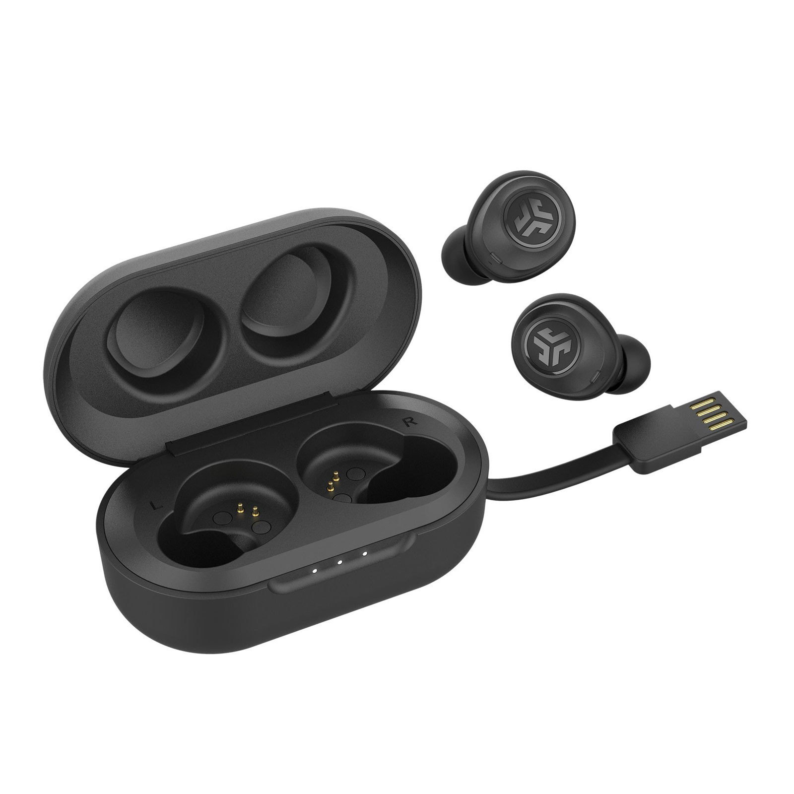 JLab JBuds Air draadloze in-ear oordopjes - Zwart