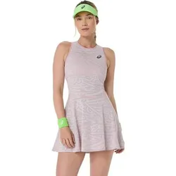 ASICS Damen Kleid MATCH JACQUARD DRESS, Größe XS in Grau Grau