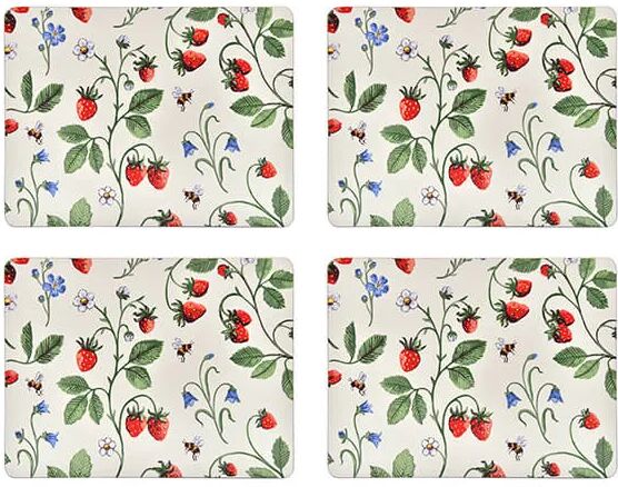 Ulster Weavers Strawberry Patch Set of 4 Cork Placemats