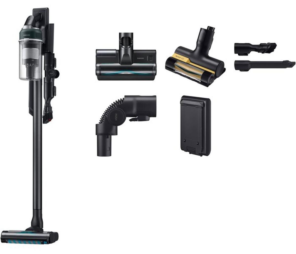 Samsung VS70H25XLT/WD, Stabstaubsauger, Beutellos, Schwarz, Grün, 0,8 l, Trocken, HEPA