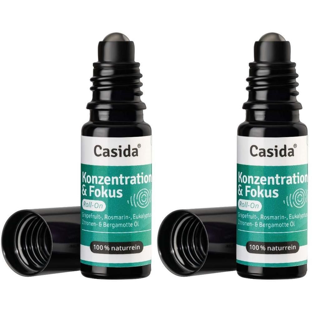 Konzentration & Fokus Roll-on 2x 2x10 ml Ätherisches Öl