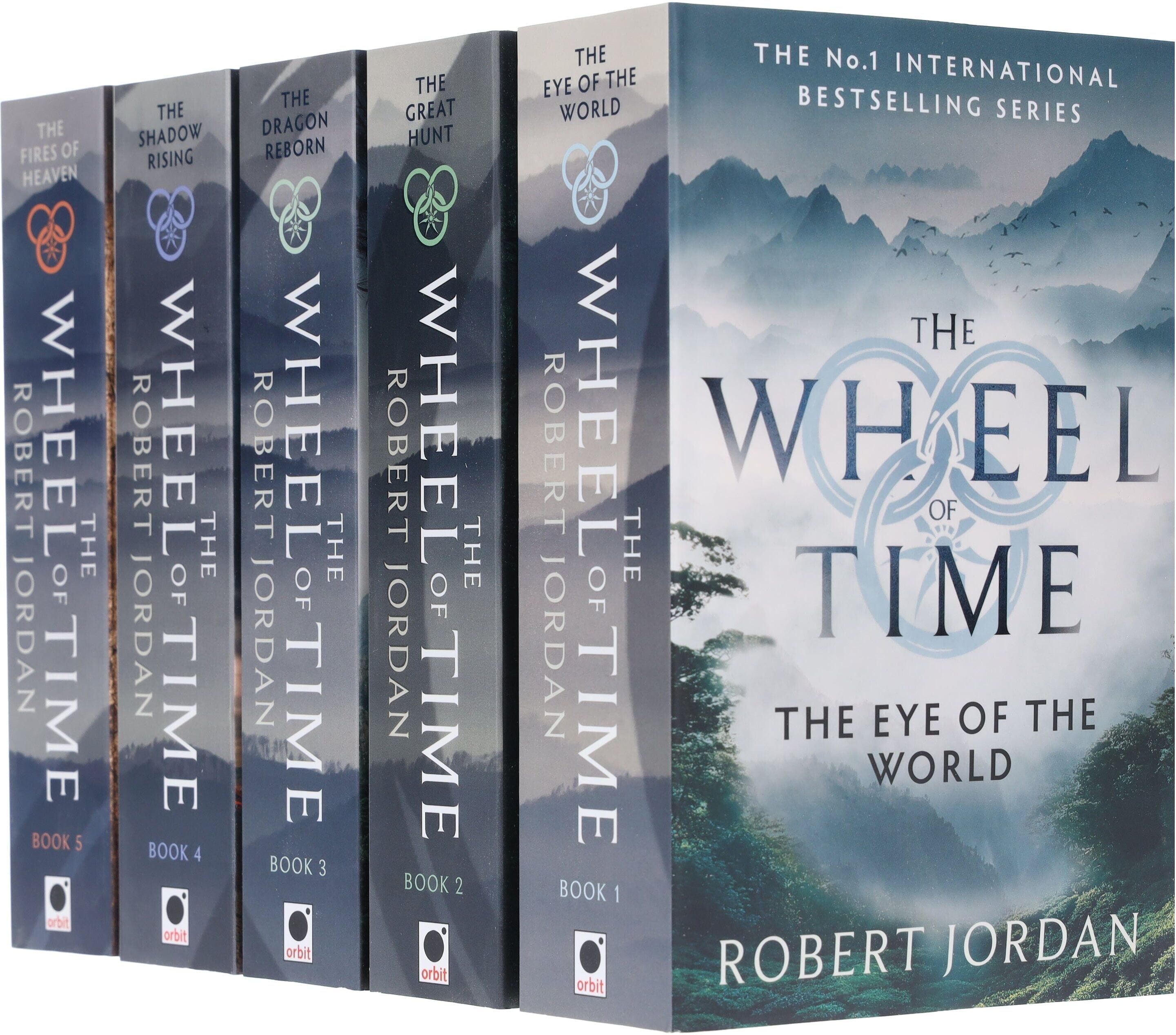 The Wheel of Time by Robert Jordan: Books 1-5 Collection Set - Fiction - Paperback Hachette