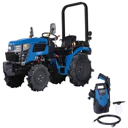 Scheppach Scheppach MT25 Kompakttraktor 25 PS Allrad Diesel mit KAT 1 Dreipunktaufnahme und Straßenzulassung inkl. Elektro-Hochdruckreiniger HCE1400